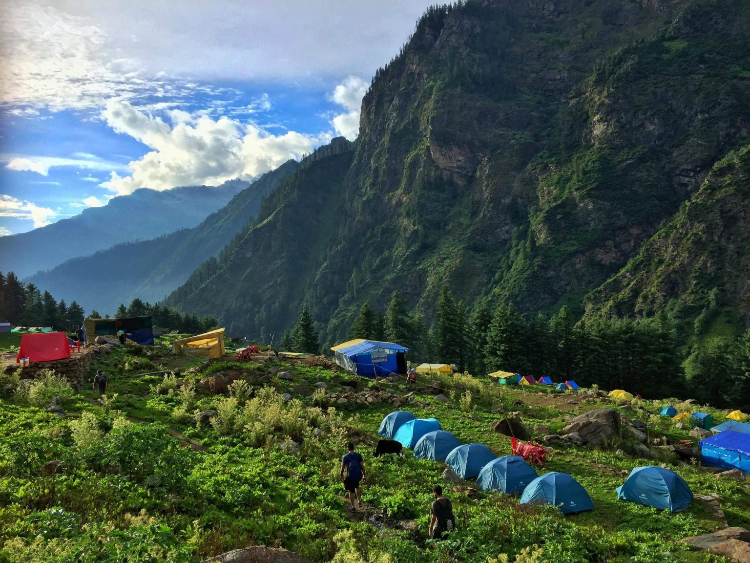 kheerganga trek and camps