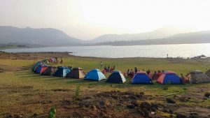 pawna lake camping in tents